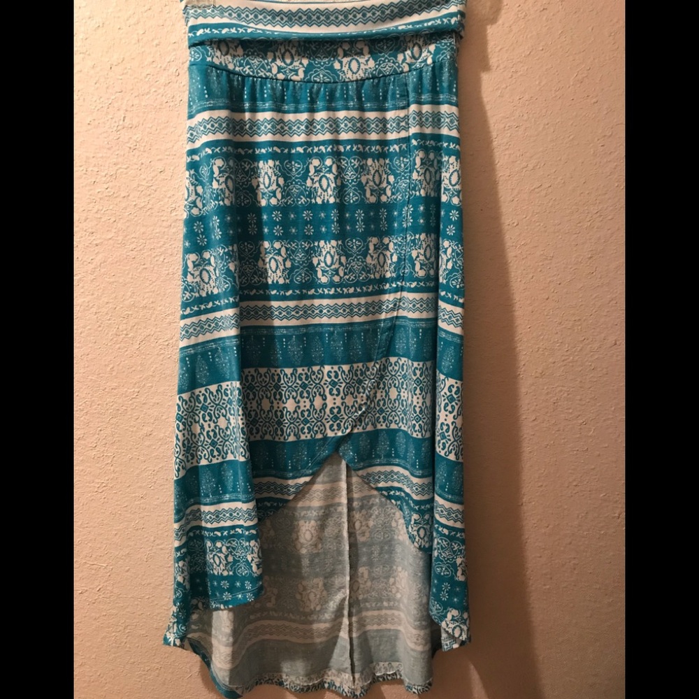 Lily Rose Hi-Low Skirt Faux Wrap